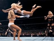 An Evening Gown match where the wrestlers had taken off their attire before the match begun.